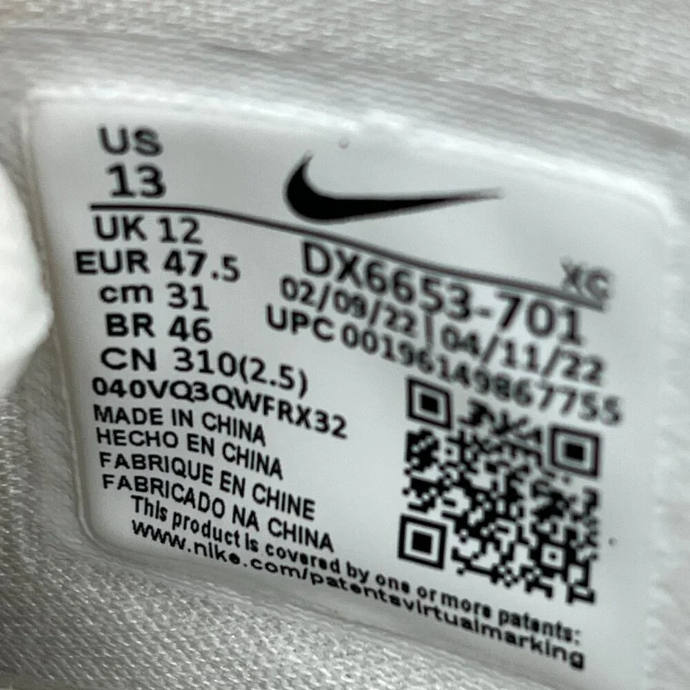 Nike Kyrie Infinity TB Promo Size 13 Gold White DX6653-701 Men Shoes Sneakers - Picture 8 of 8